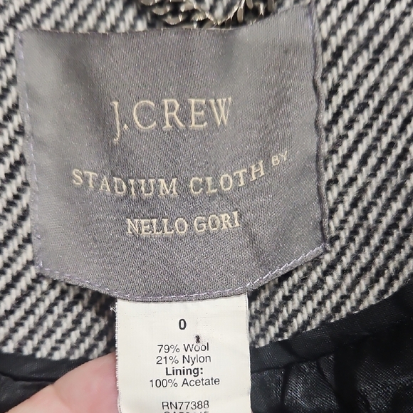 J. Crew Herringbone Double-Breasted Pea Coat - Picture 4 of 8
